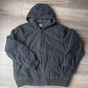 G.H. Bass & Co. Men’s Hooded Cotton Canvas Shell Workwear Jacket